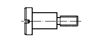 Schlitzschraube (Flachkopfschraube) DIN 923