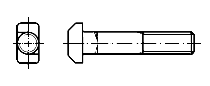 Hammerkopfschraube DIN 188