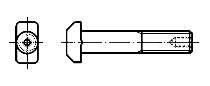 Hammerkopfschraube DIN 261