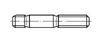 Stiftschraube DIN 938 / Einschraubende ~1 d