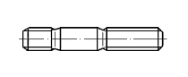 Stiftschraube DIN 939 / Einschraubende ~1,25 d