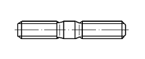 Stiftschraube DIN 940 Einschraubende ~2,5 d