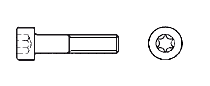 Zylinderschraube Innensechsrundschraube Torx® DIN 912